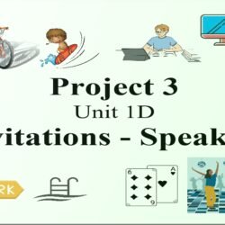 Project 3 Unit 1D Invitations speaking activity